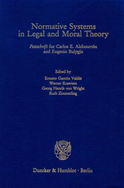 Normative Systems in Legal and Moral Theory.