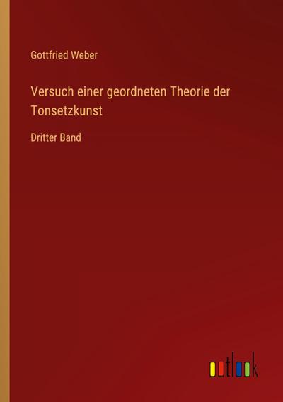 Versuch einer geordneten Theorie der Tonsetzkunst