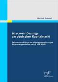Directors’ Dealings am deutschen Kapitalmark