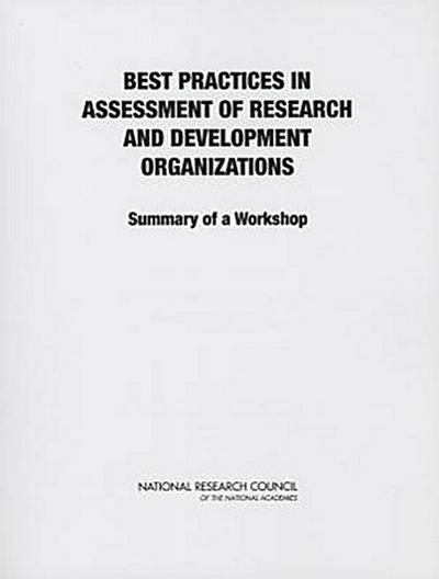 Best Practices in Assessment of Research and Development Organizations