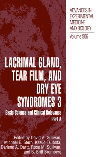 Lacrimal Gland, Tear Film, and Dry Eye Syndromes 3