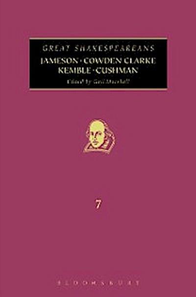 Jameson, Cowden Clarke, Kemble, Cushman