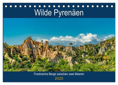Wilde Pyrenäen (Tischkalender 2025 DIN A5 quer), CALVENDO Monatskalender