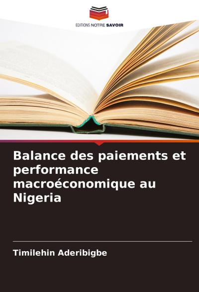 Balance des paiements et performance macroéconomique au Nigeria