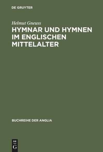 Hymnar und Hymnen im englischen Mittelalter