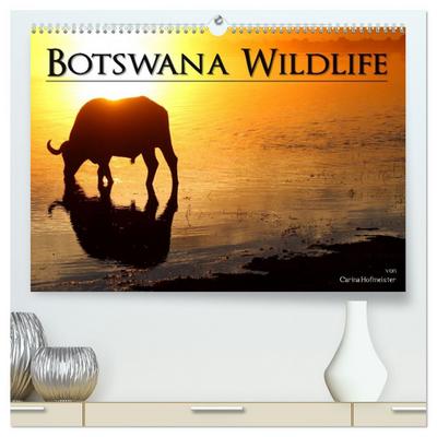 Botswana Wildlife (hochwertiger Premium Wandkalender 2026 DIN A2 quer), Kunstdruck in Hochglanz