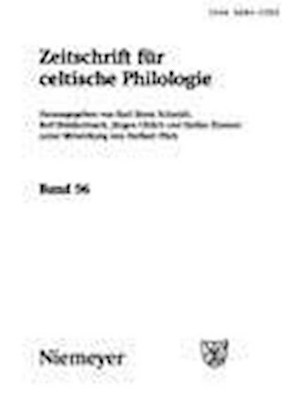 Zeitschrift für celtische Philologie 56/2008