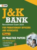 J & K Bank 2020 Probationary Officers & Associates Ph I - 20 Practice Papers