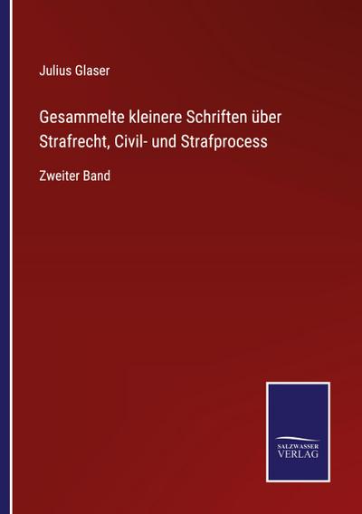 Gesammelte kleinere Schriften über Strafrecht, Civil- und Strafprocess
