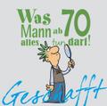 Was Mann ab 70 alles tun darf
