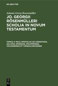Pauli Epistolas ad Corinthios, Galatas, Ephesios, Philippenses, Colossenses et Thessalonicenses
