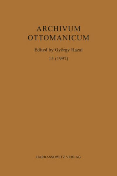 Archivum Ottomanicum 15 (1997)