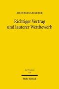 Richtiger Vertrag und lauterer Wettbewerb