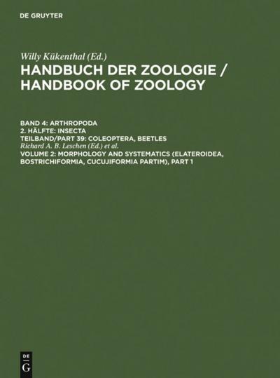 Morphology and Systematics (Elateroidea, Bostrichiformia, Cucujiformia partim)