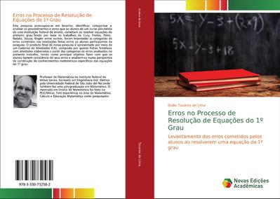 Erros no Processo de Resolução de Equações do 1º Grau - Duilio Tavares de Lima
