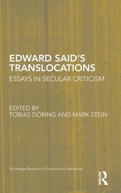 Edward Said’s Translocations