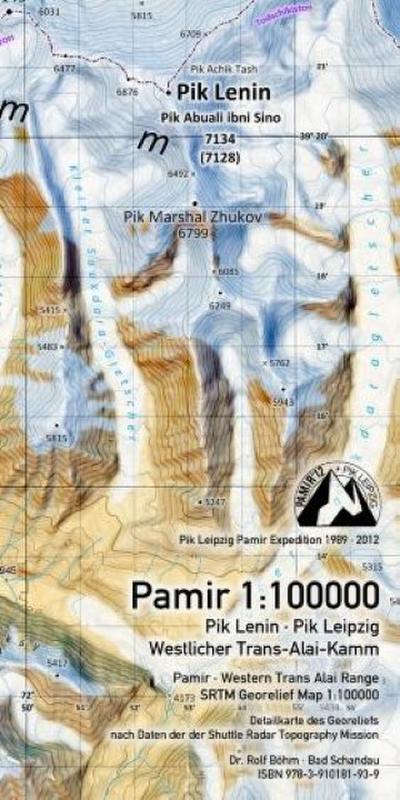 Pamir 1:100 000 - Rolf Böhm