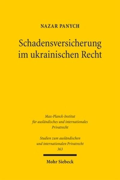 Schadensversicherung im ukrainischen Recht