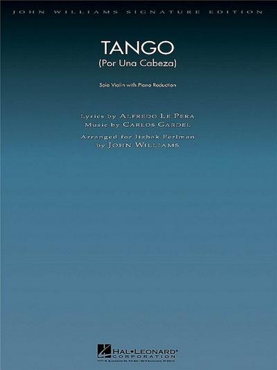 Tango (Por Una Cabeza): Violin with Piano Reduction