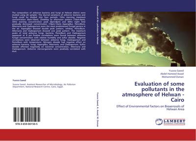 Evaluation of some pollutants in the atmosphere of  Helwan - Cairo