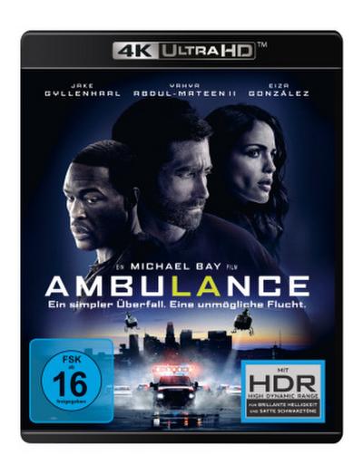 Ambulance 4K, 1 UHD Blu-ray, 1 Blu Ray Disc