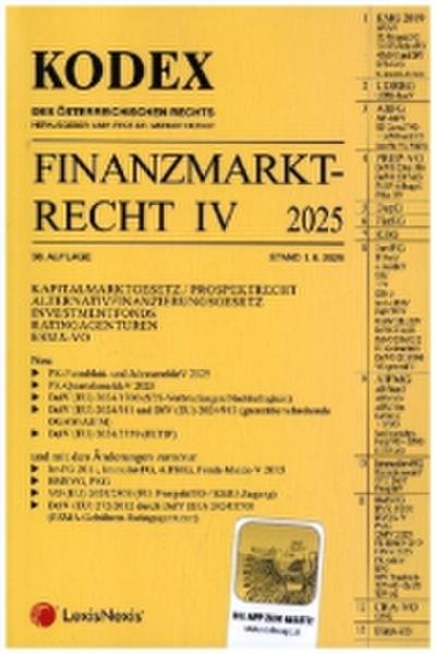KODEX Finanzmarktrecht Band IV 2025