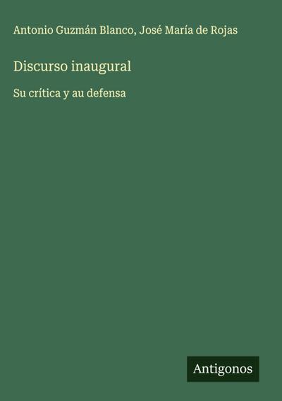 Discurso inaugural