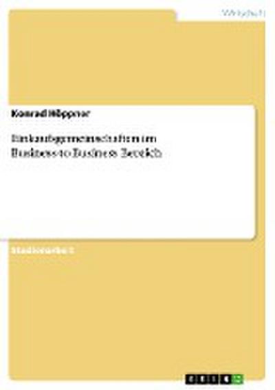 Einkaufsgemeinschaften im Business-to-Business Bereich - Konrad Höppner