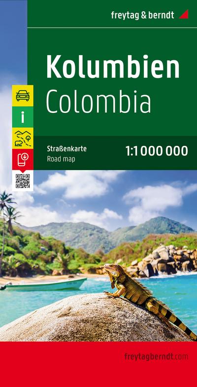 Kolumbien, Autokarte 1:1 Mio.
