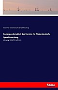 Korrespondenzblatt des Vereins für Niederdeutsche 