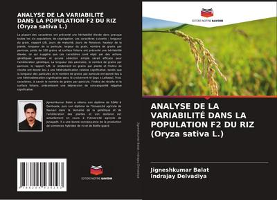 ANALYSE DE LA VARIABILITÉ DANS LA POPULATION F2 DU RIZ (Oryza sativa L.)