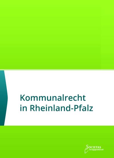 Kommunalrecht in Rheinland-Pfalz