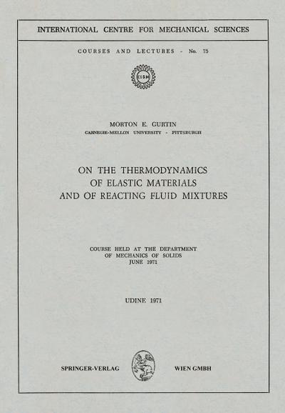 On the Thermodynamics of Elastic Materials and of Reacting Fluid Mixtures