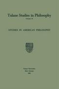 Studies in American Philosophy