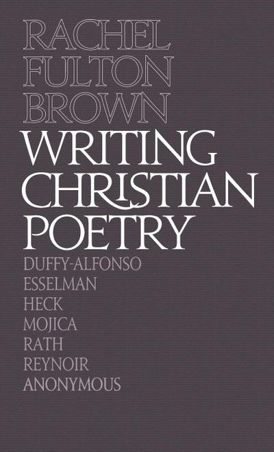 Writing Christian Poetry