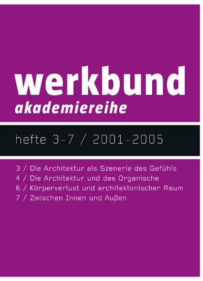 Akademiereihe Hefte 3-7