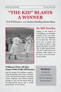 "The Kid" Blasts a Winner: Ted Williams’s 110 Game-Deciding Home Runs