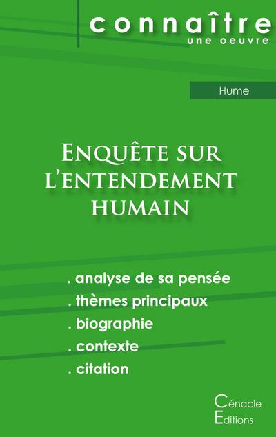 Fiche de lecture Enquête sur l’entendement humain de David Hume (analyse littéraire de référence et résumé complet)