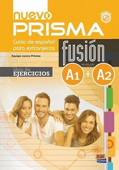 nuevo PRISMA Fusión A1+A2 Libro de ejercicios, m. Audio-CD