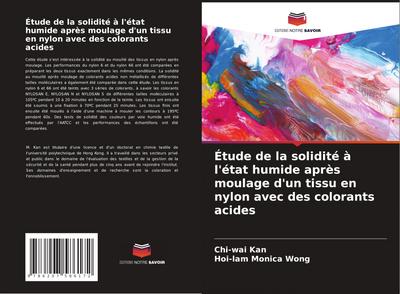 Étude de la solidité à l’état humide après moulage d’un tissu en nylon avec des colorants acides