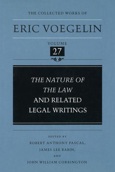 Nature of the Law and Related Legal Writings (Cw27)