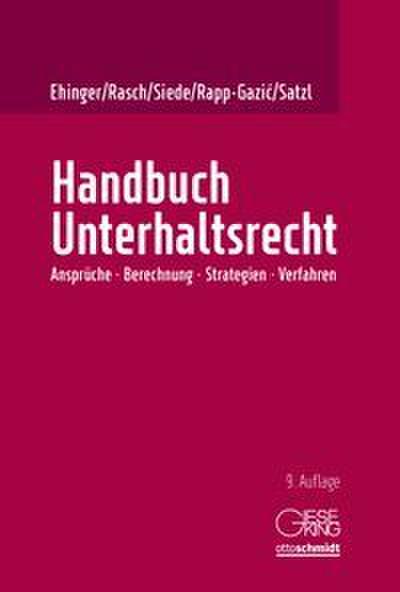 Handbuch Unterhaltsrecht