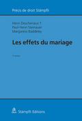 Les effets du mariage