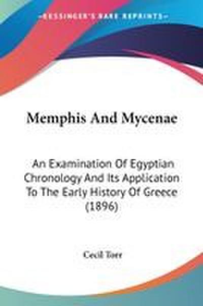 Memphis And Mycenae