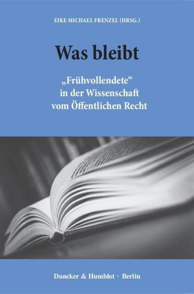 Was bleibt.
