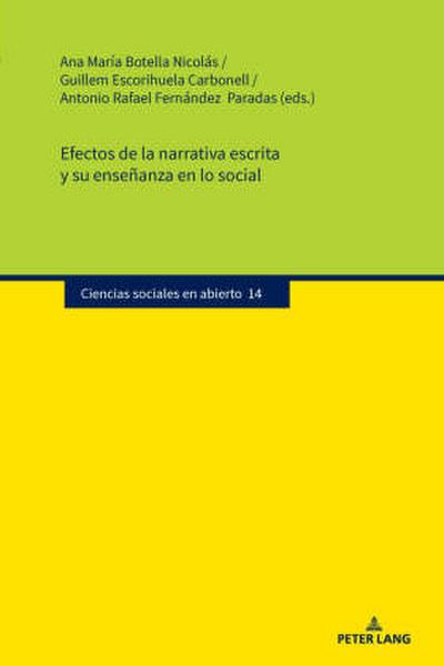 Efectos de la narrativa escrita y su enseñanza en lo social