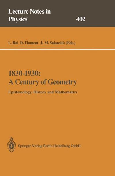 1830-1930: A Century of Geometry