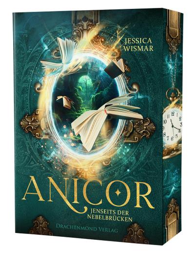 Anicor - Jenseits der Nebelbrücken: Ein Buchhändler mit Geheimnissen. Eine dunkle Prophezeiung. Und der Beginn einer großen Liebe. | Softcover mit Farbschnitt-Garantie