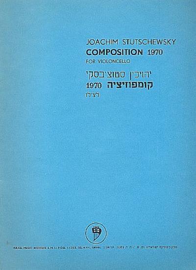 Composition 1970for violoncello solo