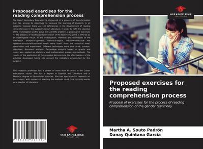 Proposed exercises for the reading comprehension process